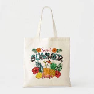 Tote Bag Sweet Summer Time Beach   Tropical Island