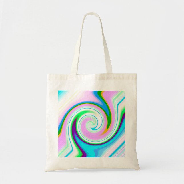 Tote Bag Swirl Pastel (Devant)