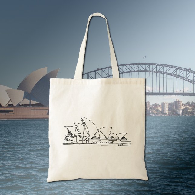 Tote Bag Sydney Opera House Australie dessin (Créateur téléchargé)