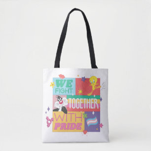 Tote Bag SYLVESTER™ & TWEETY™  Nous combattons Avec Fierté