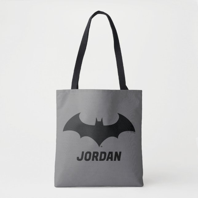Tote Bag Symbole Batman | Logo Simple Bat Silhouette (Devant)