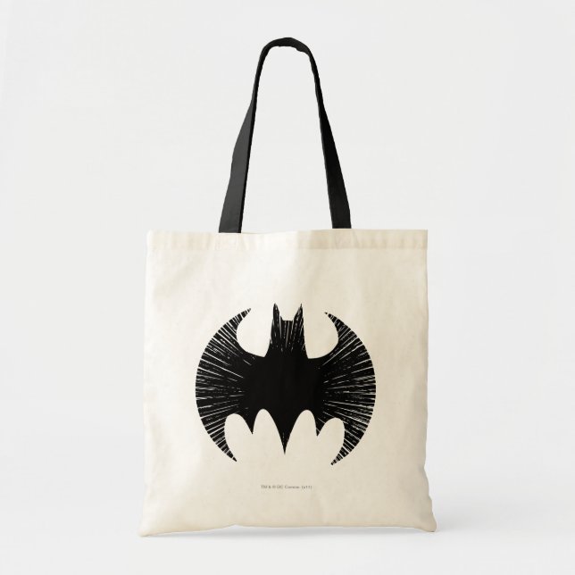 Tote Bag Symbole Batman | Logo Streak (Devant)