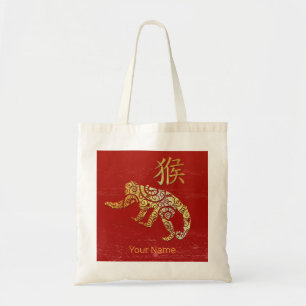 Tote Bag Symbole chinois de singe Zodiaque Horoscope Conste