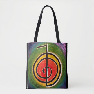 Tote Bag Symbole de Cho-Ku-Rei Reiki - illustrations