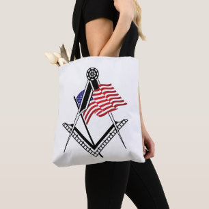 Tote Bag Symbole de la franc-maçonnerie américaine