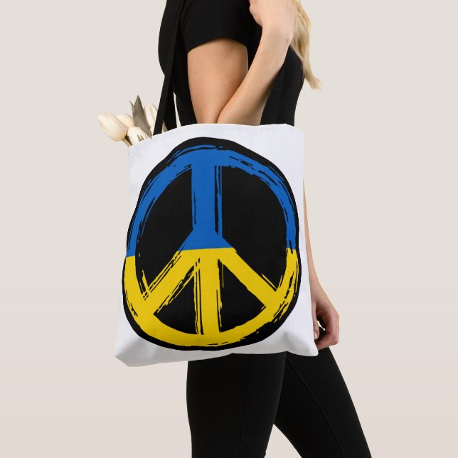 Tote Bag SYMBOLE DE LA PAIX DE L'Ukraine (De près)