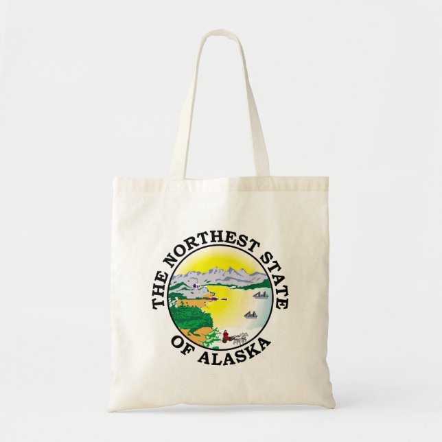 Tote Bag Symbole de l'Alaska (Devant)