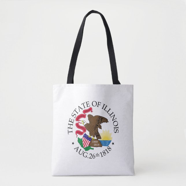 Tote Bag Symbole de l'Illinois (Devant)