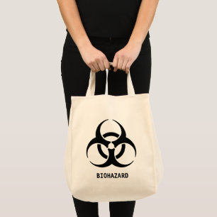 Tote Bag Symbole de risque biologique