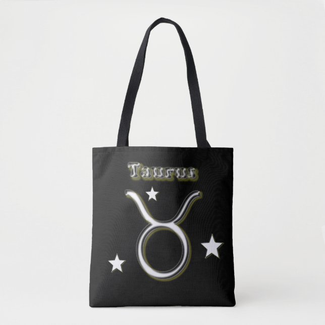 Tote Bag Symbole de Taureau (Devant)