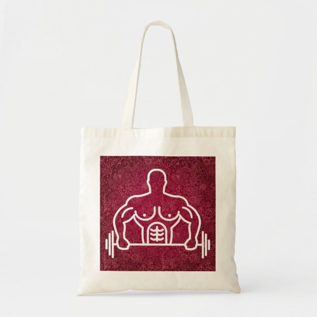 Tote Bag Symbole d'instructeurs de gymnaste (Devant)
