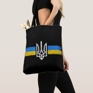 Tote Bag SYMBOLE DU Drapeau Ukraine