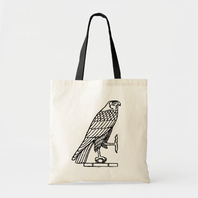 Tote Bag Symbole égyptien : Faucon (Devant)