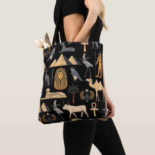 Tote Bag SYMBOLE Hiéroglyphique égyptien Motif Arrière - p