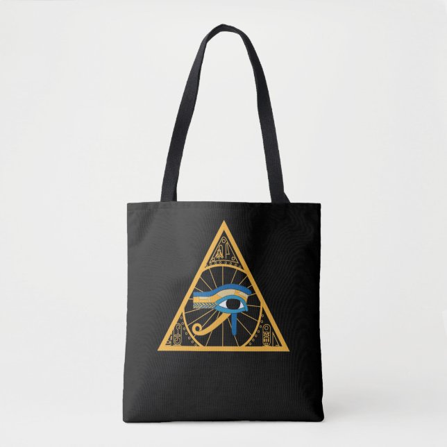 Tote Bag Symbole oculaire égyptien Pharaon-Horus (Devant)
