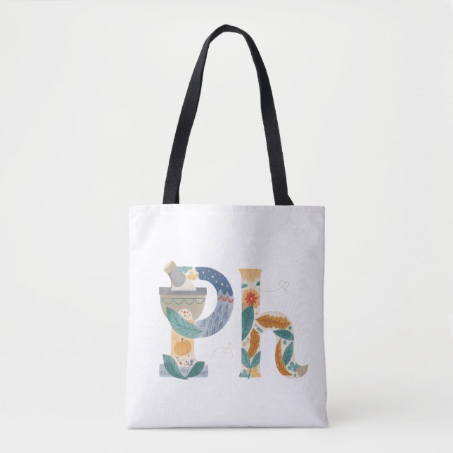 Tote Bag Symbole PH Pharmacie (Devant)