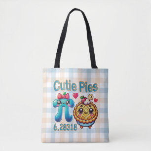 Tote Bag Symbole Pi mignon et pie Pie Pie Pie
