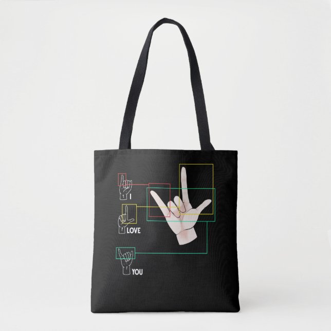 TOTE BAG SYMBOLE SYMBOLE SYMBOLE SYMBOLE SYMPATHIQUE AMÉRIC (Devant)