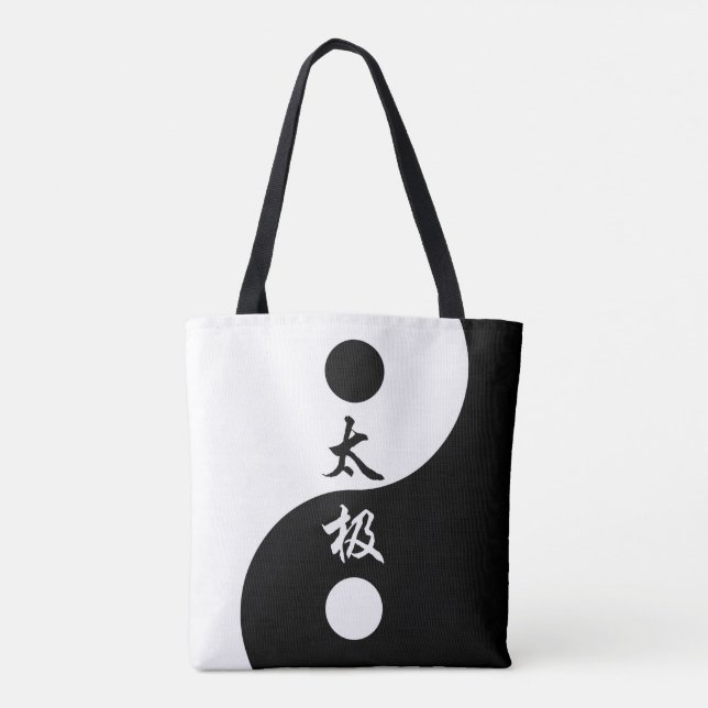 Tote Bag Symbole Tai Chi Tole Bag (Dos)