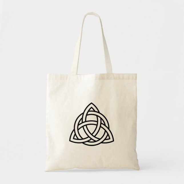 Tote Bag Symbole triquetra de noeud de trinité celtique (Devant)