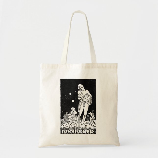 Tote Bag SYMBOLE Zodiaque Aquarius (Devant)