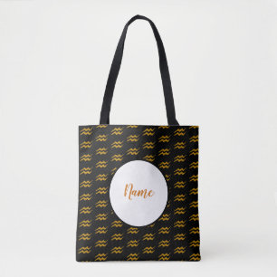 Tote Bag SYMBOLE Zodiaque Aquarius