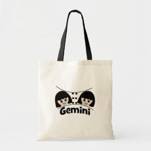 Tote Bag SYMBOLE Zodiaque Gemini Twins Girls