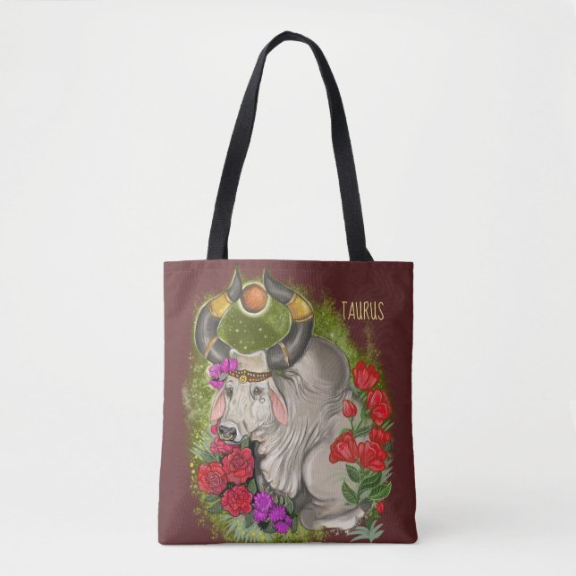 Tote Bag SYMBOLE Zodiaque Taurus (Devant)