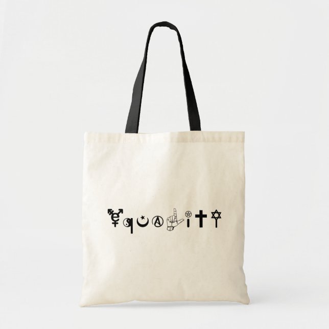 Tote Bag Symboles d'égalité (Devant)
