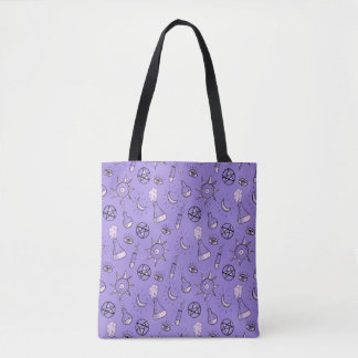 Tote Bag Symboles occultes de cuisine Motif - Magie mystiqu
