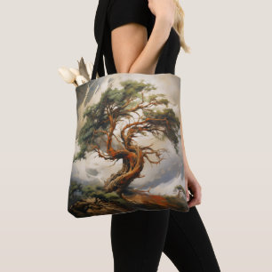 Tote Bag Symbolisme Abstrait de la nature des arbres