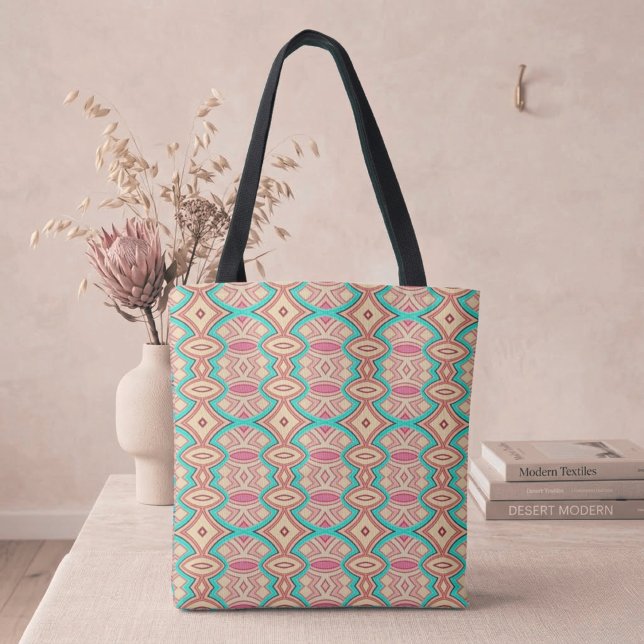 Tote Bag Symétrie diamant et ovale douce (Créateur téléchargé)