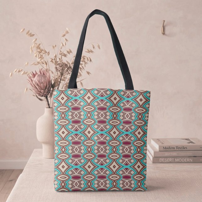 Tote Bag Symétrie diamant et ovale doux (Créateur téléchargé)