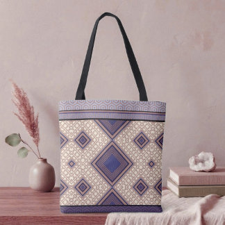 Tote Bag Symétrie violette