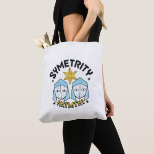 Tote Bag Symétrité Waymthi Chiffres symétriques Abstraits