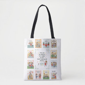 Tote Bag Symphonie de Doodle : La Mélodie des Bonnes Choses