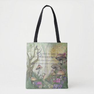 Tote Bag Symphonie des champignons dorés