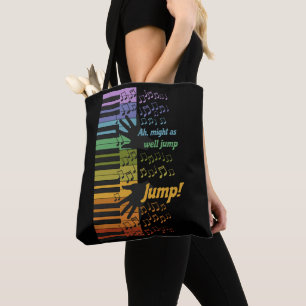 Tote Bag Synthé sautillant des 80s – Musique de clavier col