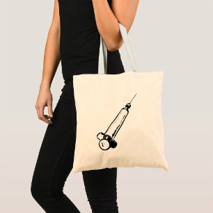 Tote Bag Syringe rétro