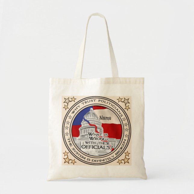 Tote Bag Système politique cassé (Devant)