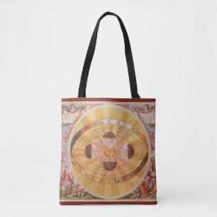 Tote Bag Système solaire copernicien antique, Astronomie Vi