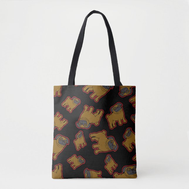 Tote Bag T Pug #7 (Devant)