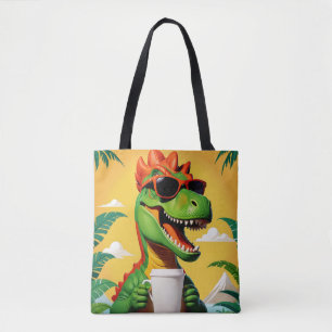 Tote Bag T-Rex Dinosaur Drôle