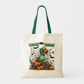 Tote Bag T-Rex Halloween Adventure Trick ou Treat Bag