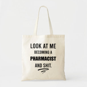 Tote Bag T-shirt cadeau drôle de remise de diplôme de pharm
