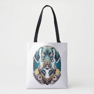 Tote Bag T-shirt classique Labrador Steampunk