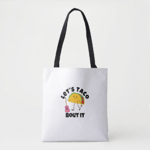 Tote Bag "T-Shirt de guitare Taco - Drôle Tee de nourriture