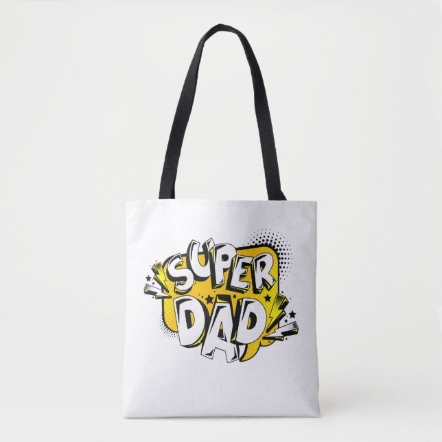 TOTE BAG T-SHIRT FÊTE DES PÈRES  (Devant)