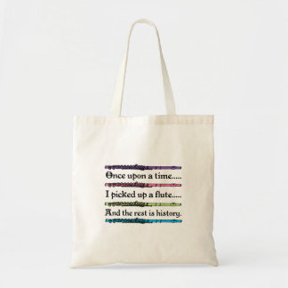 Tote Bag T-shirt Flute Player Funny Flutist Music Citation