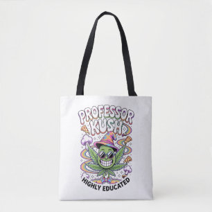 Tote Bag T-shirt graphique pour femme ADOM "Professor Kush"
